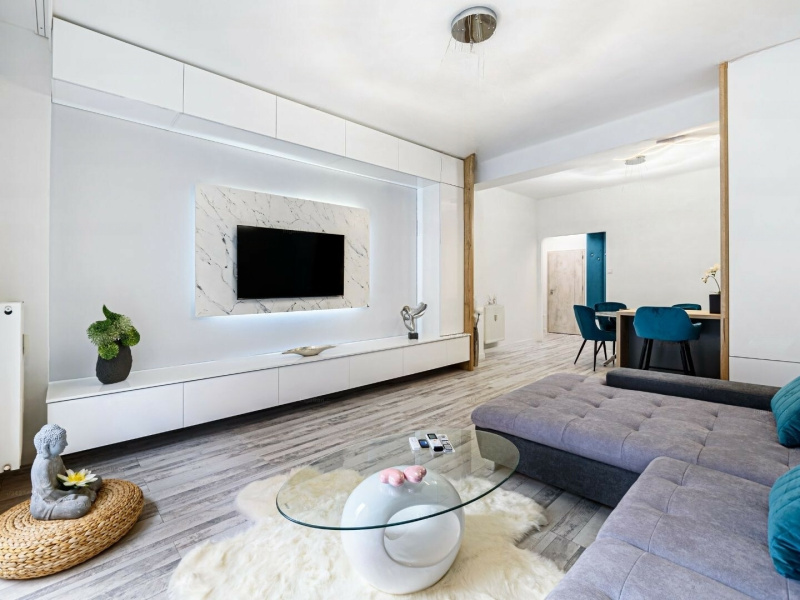 ¡Airbnb listo, moderno, renovado en 63 m2 en un edificio Bauhaus frente a Szent István Boulevard!