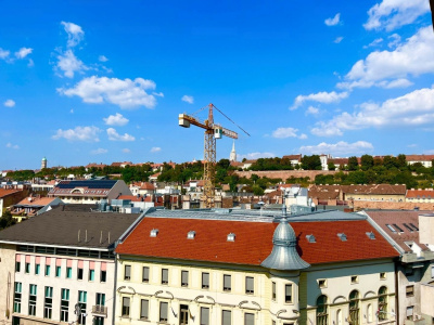 Wonderful renovation object witn a rooftop view on 55 m2 on the 7th floor below Buda Castle=